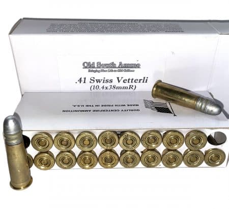 41 Swiss Vetterli Ammunition New Old South Ammo